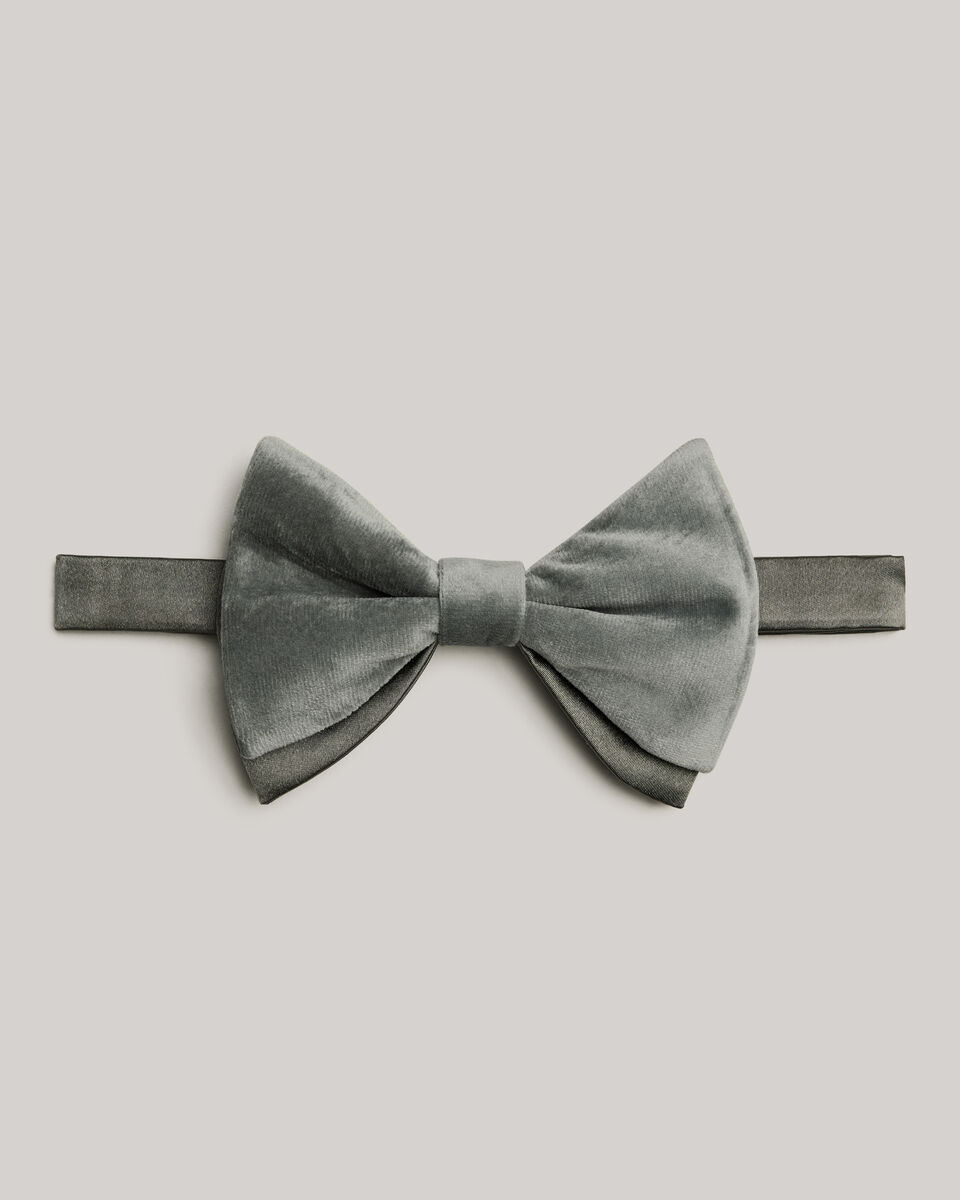Velvet Bow Tie, Sage, hi-res